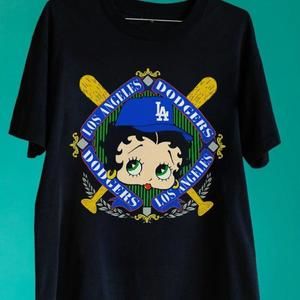Los Angeles Dodgers Betty Boop La Dodgerst Baseball Shirt